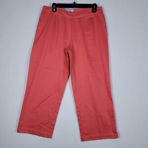 Coral Wide-Leg Pants